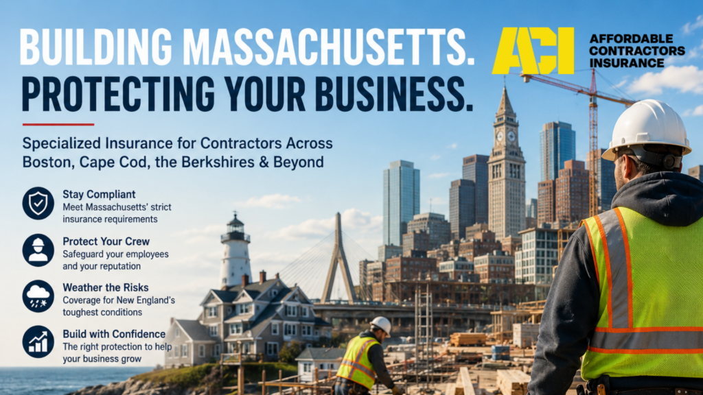 Contractors in Massachusetts Need the Right Insurance