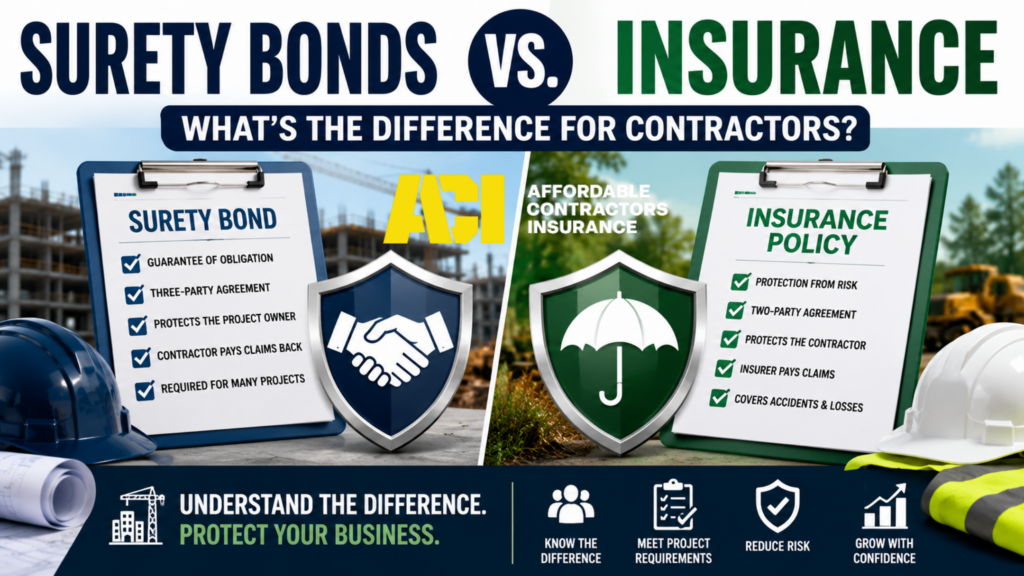 Surety Bonds vs Insurance