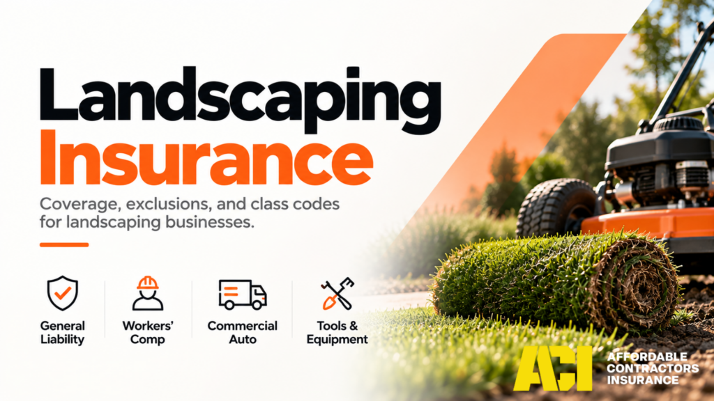 Landscaping Insurance